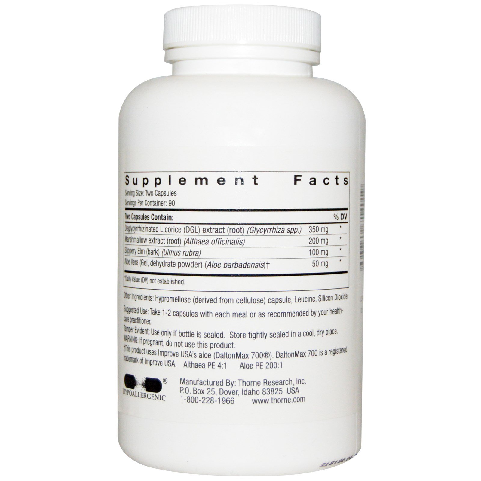 Thorne Research, GI-Encap, 180 Cápsulas Vegetais - Imagem 2