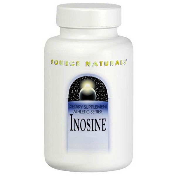 Source Naturals, Inosina, 500 mg, 60 tabletes