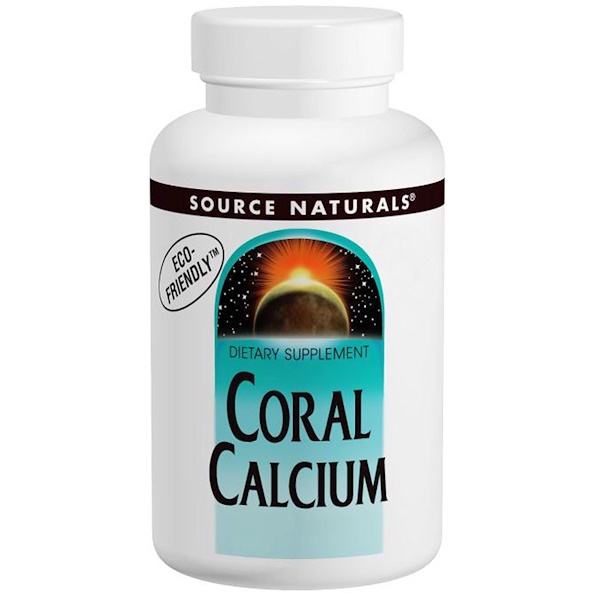 Source Naturals, Cálcio de Coral, 600 mg, 120 tabletes