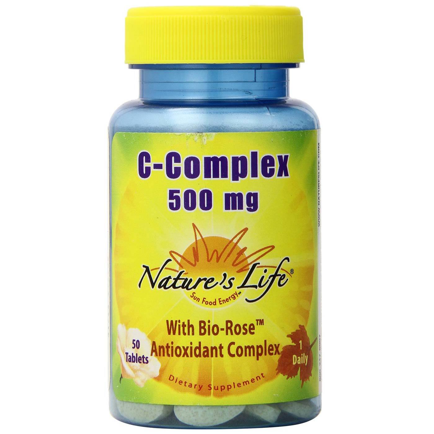 Nature's Life C-Complexo 500 mg 50 Tabletes