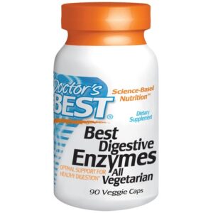 Doctor's Best As enzimas digestivas 90 VGC