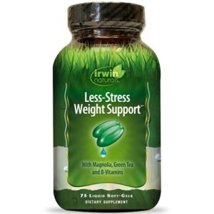 Irwin Naturals, Less-Stress Weight Support, 75 Cápsulas Gelatinosas Líquidas