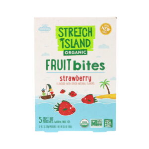 Stretch Island, Petiscos de Fruta, morango, 5 saquinhos, 0,7 onças (20 g) cada