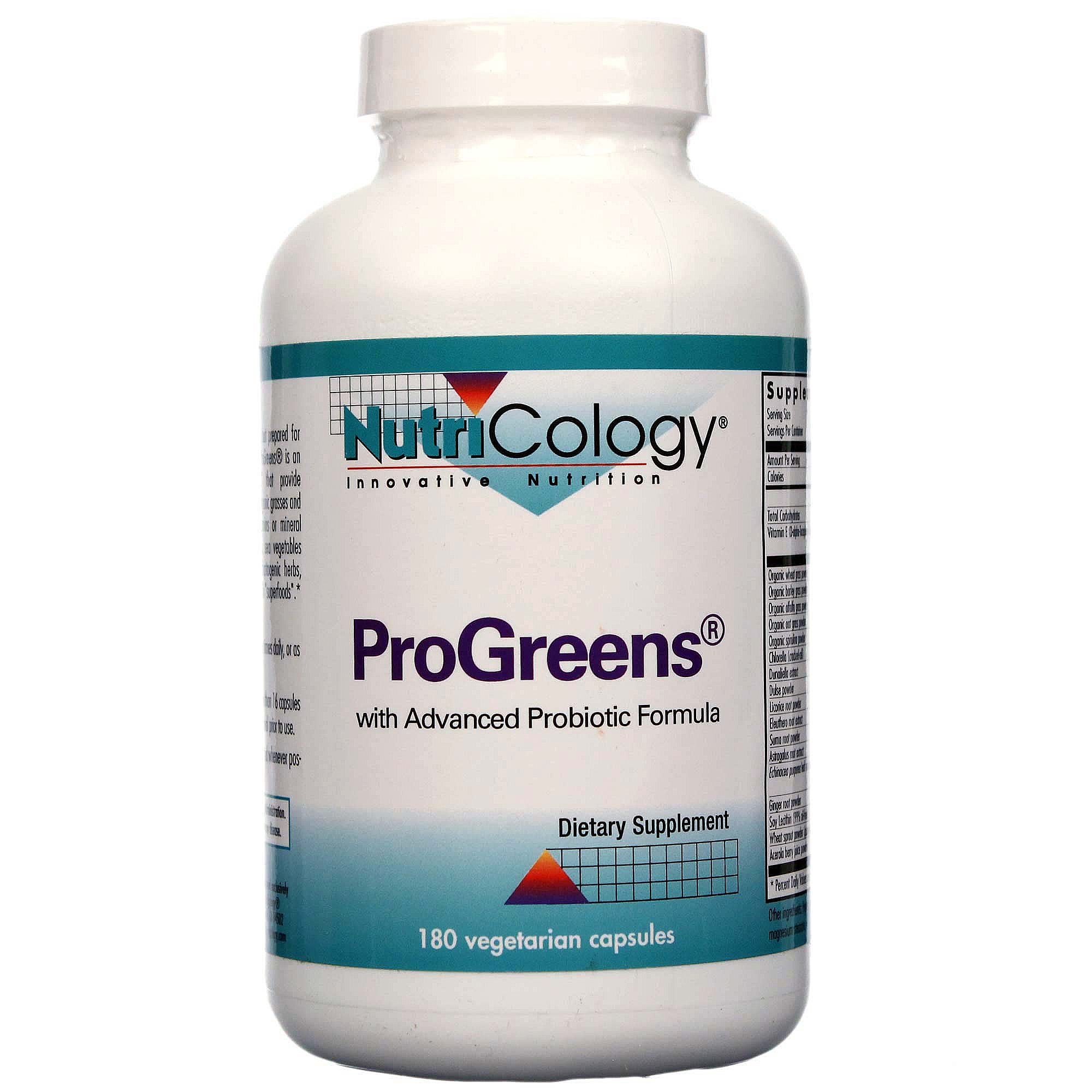 Nutricology ProGreens 180 Cápsulas