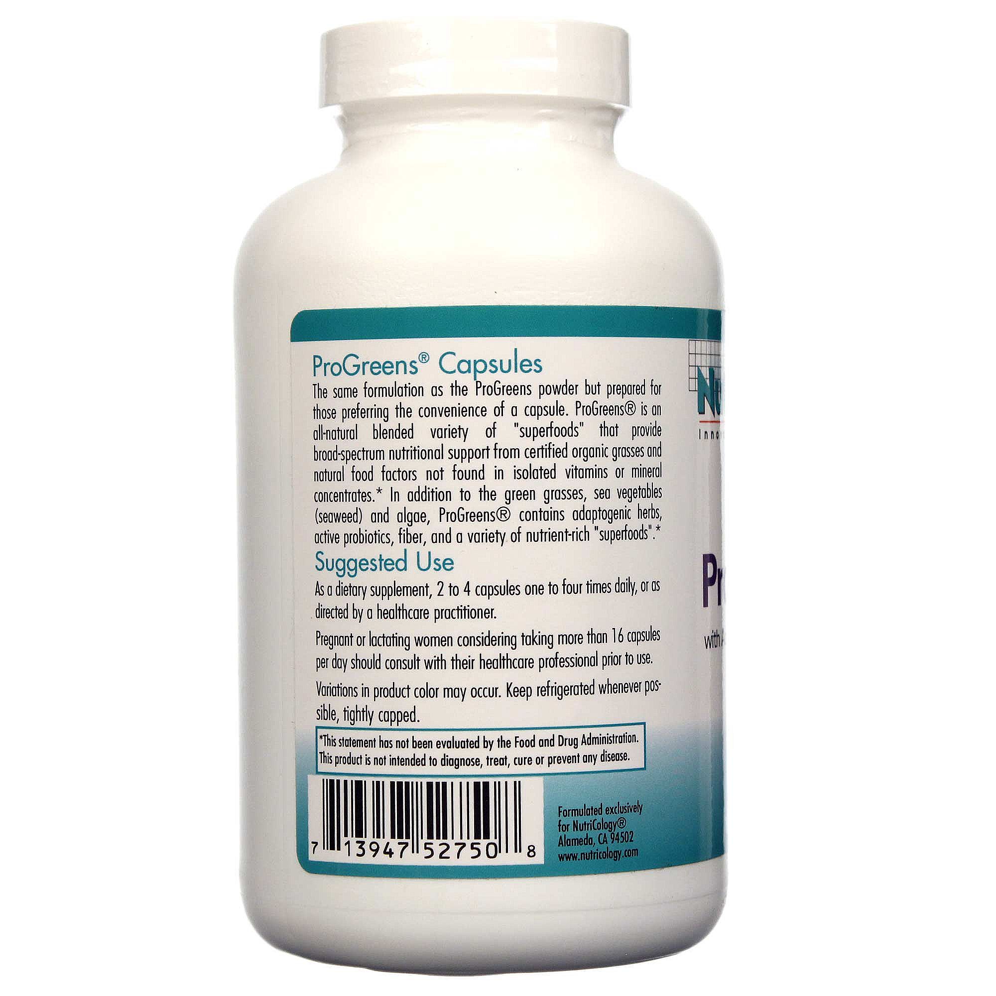 Nutricology ProGreens 180 Cápsulas - Imagem 3