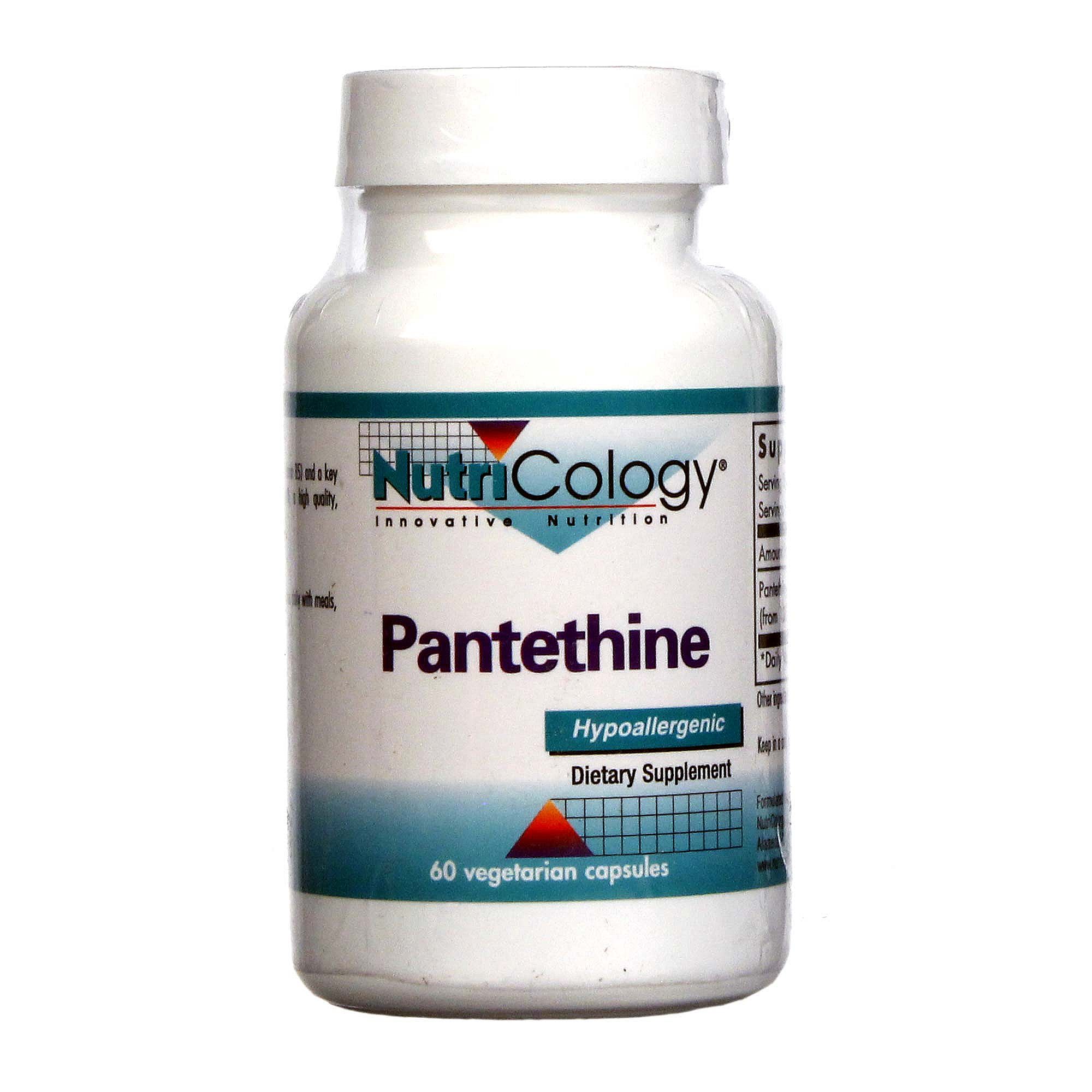 Nutricology Pantethine 60 Cápsulas Vegetarianas