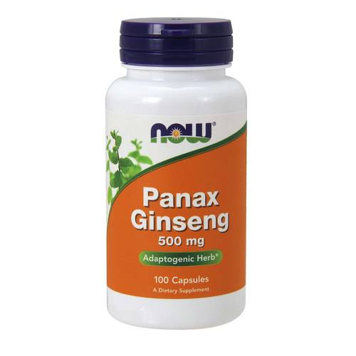 Panax Ginseng 500 mg Now Foods 100 Cápsulas