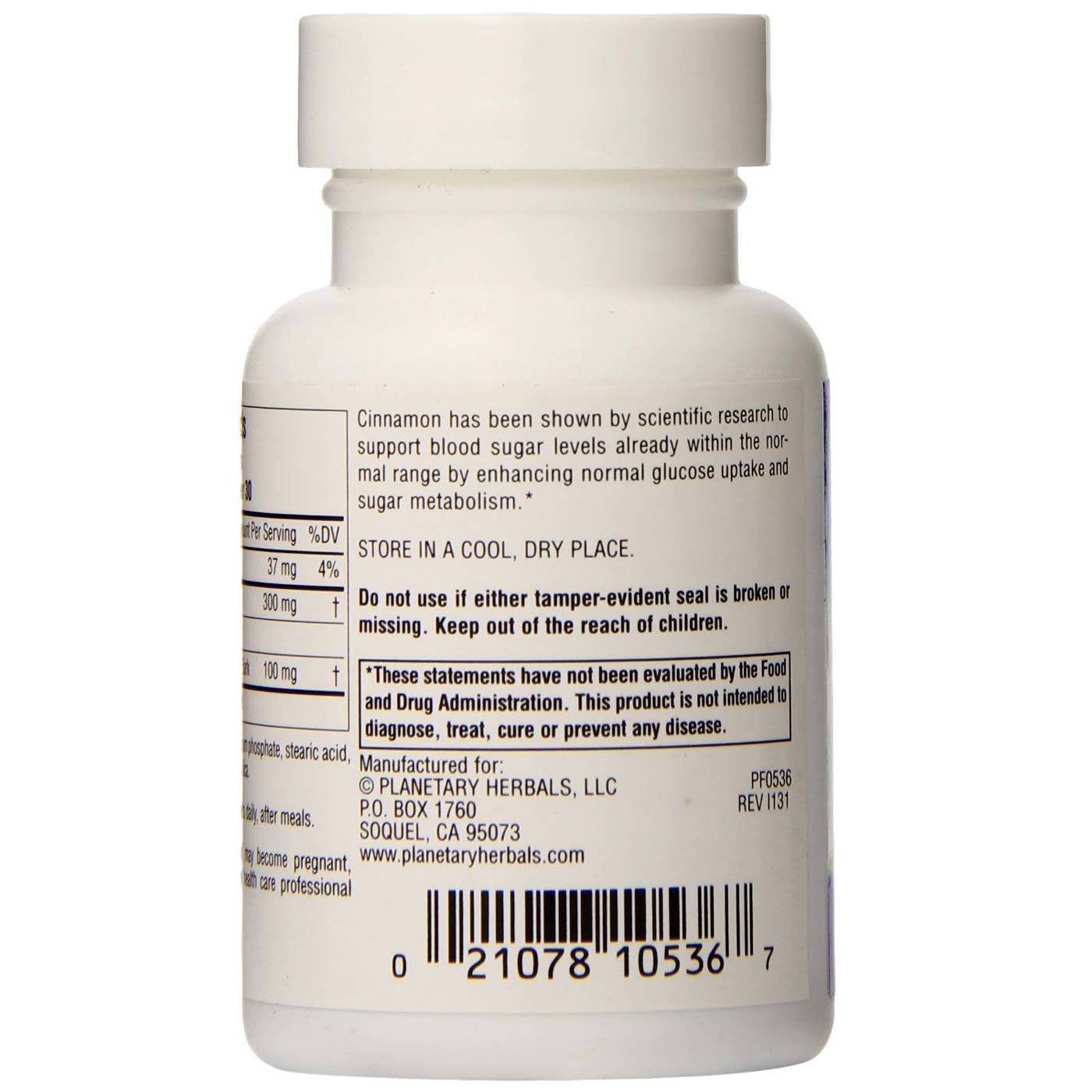 Planetary Formulas Full Spectrum Canela Extrato 60 Tabletes - Imagem 2