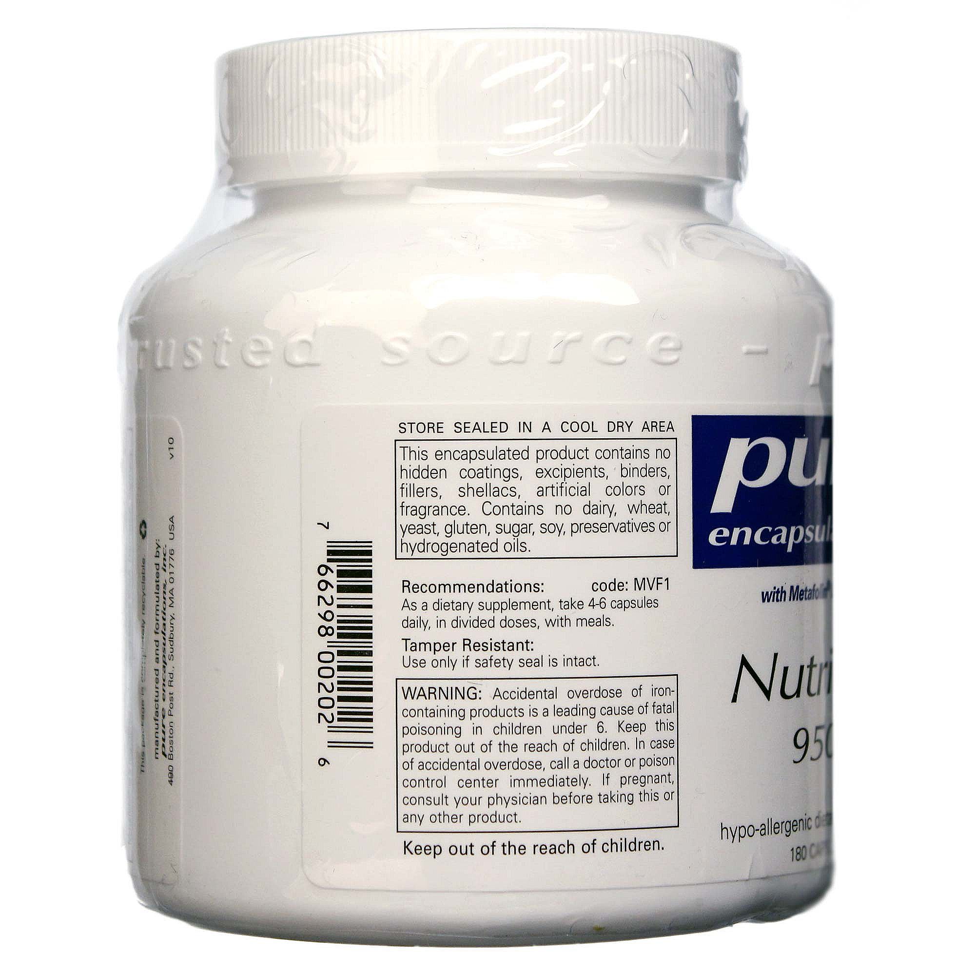 Pure EnCápsulasulations Nutrientes 950 180 Cápsulas Vegetarianas - Imagem 3