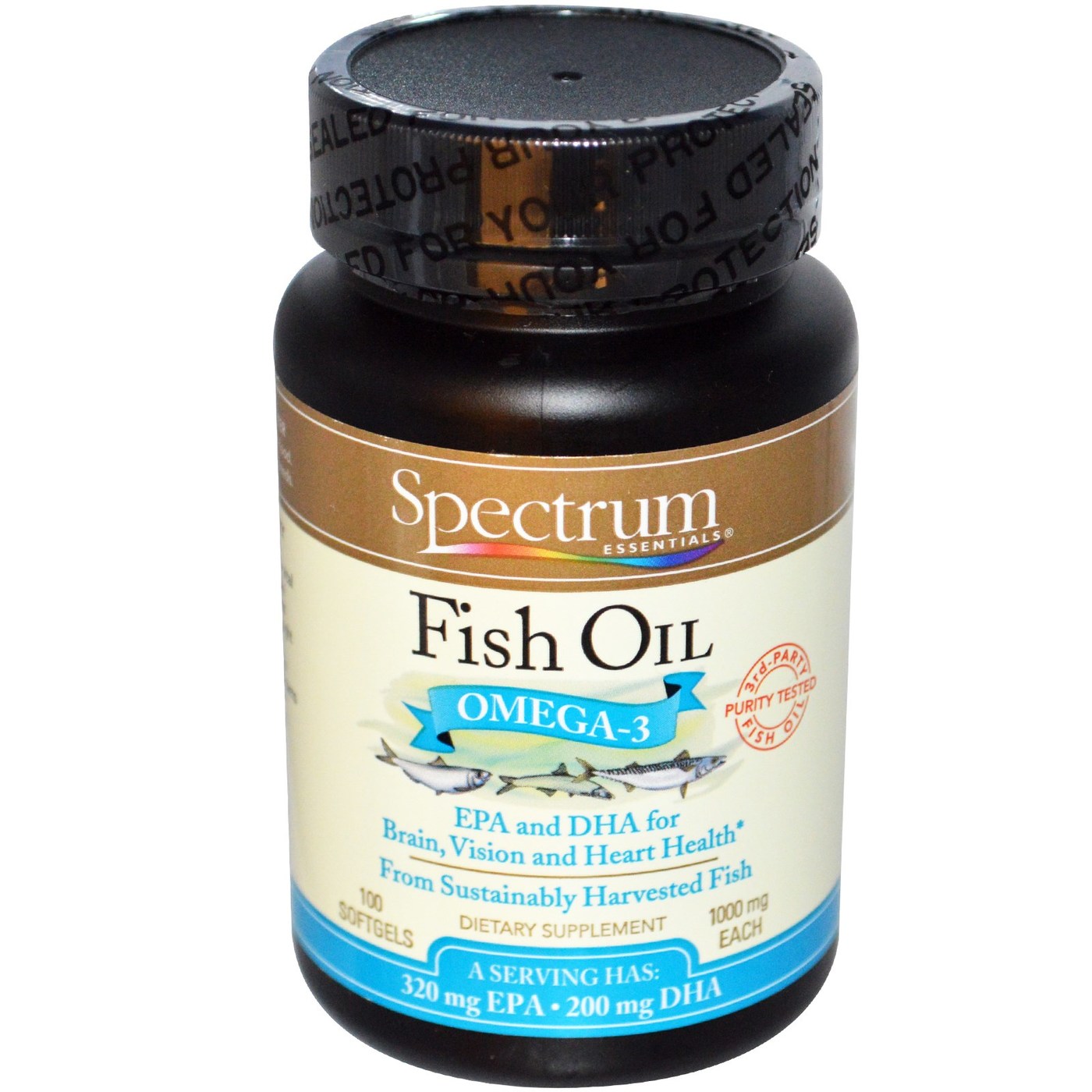 Spectrum Óleo de peixe 1000 mg 100 Géis