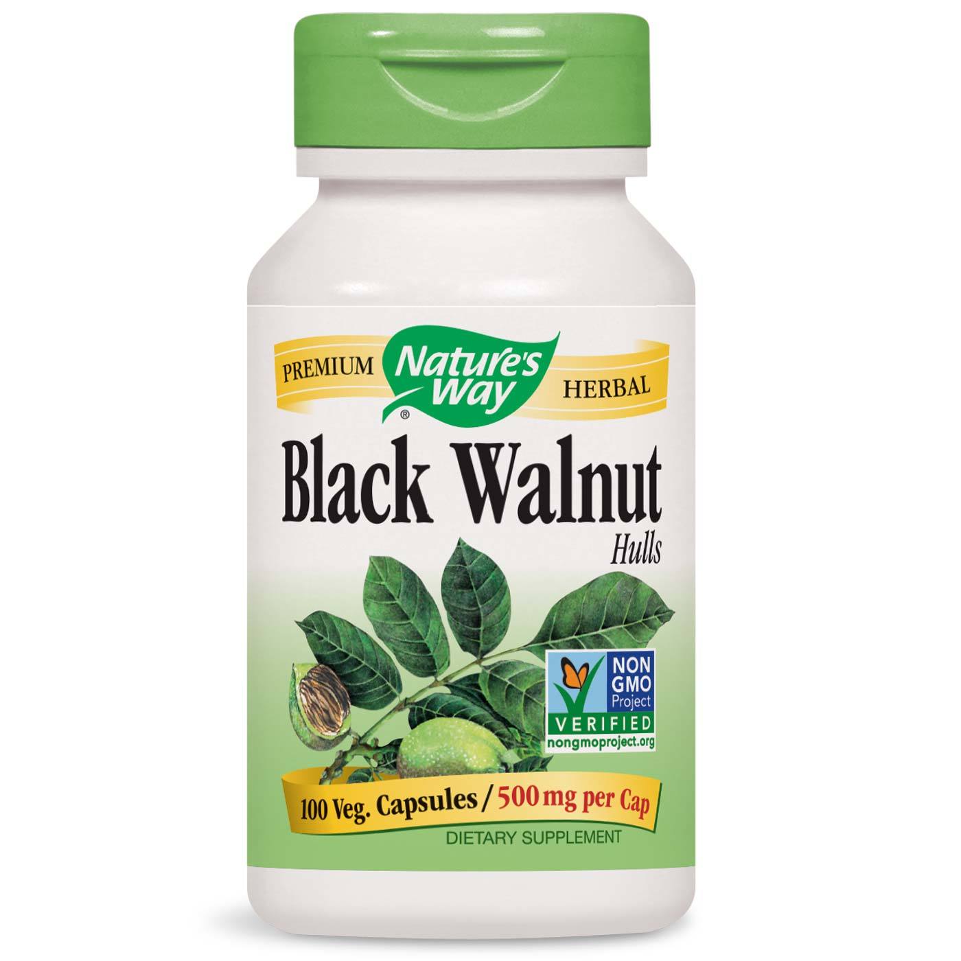 Nature's Way Preto Walnut Hulls 100 Cápsulas