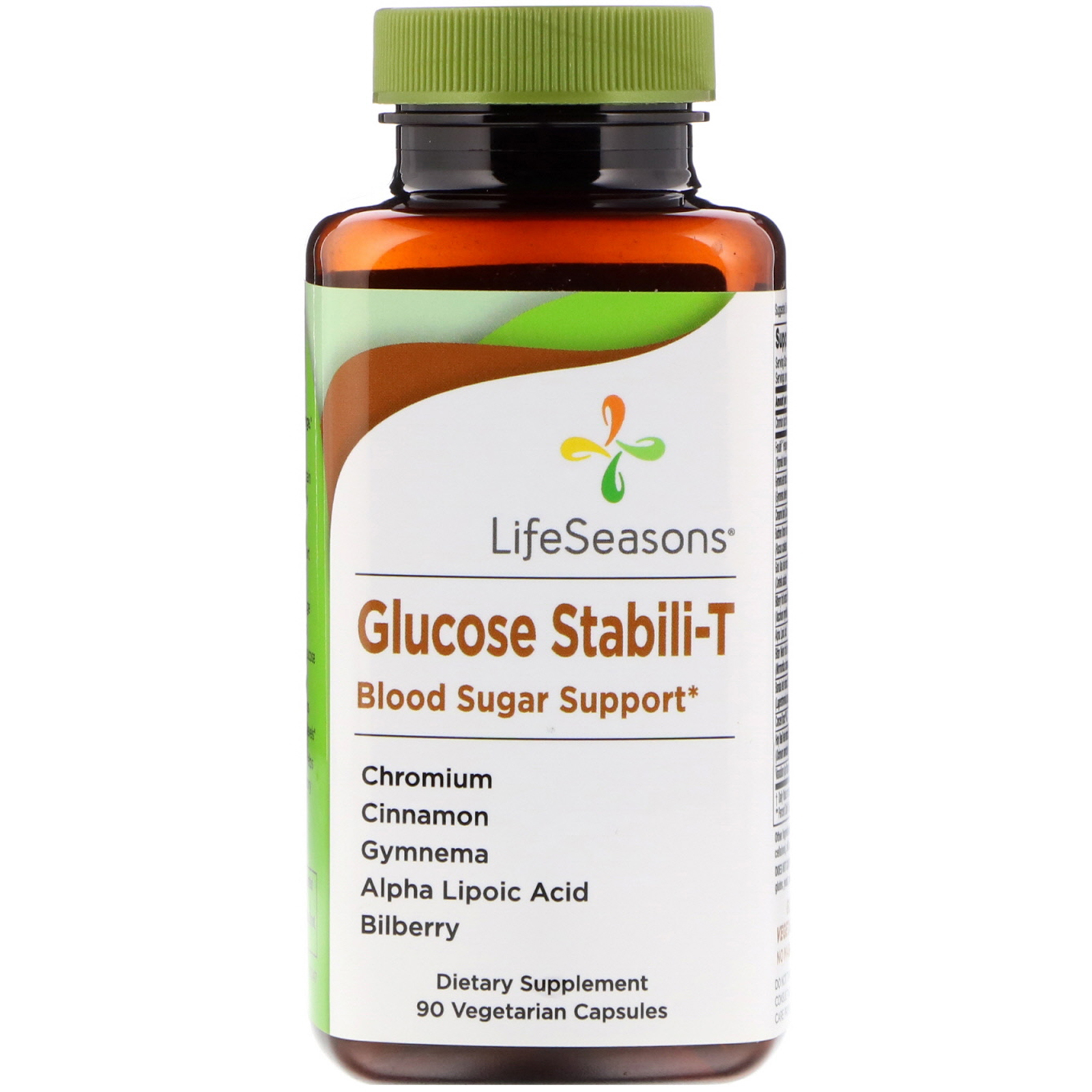 Life Seasons, Glucose Stabili-T Blood Sugar Support, 90 Vegetarian Capsules