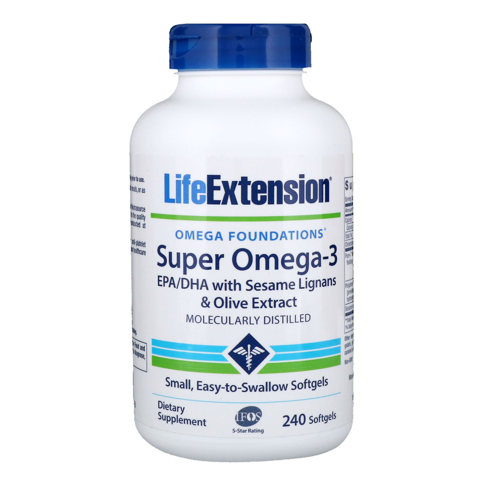 Life Extension, Omega Foundations, Super Ômega-3, 240 Softgels