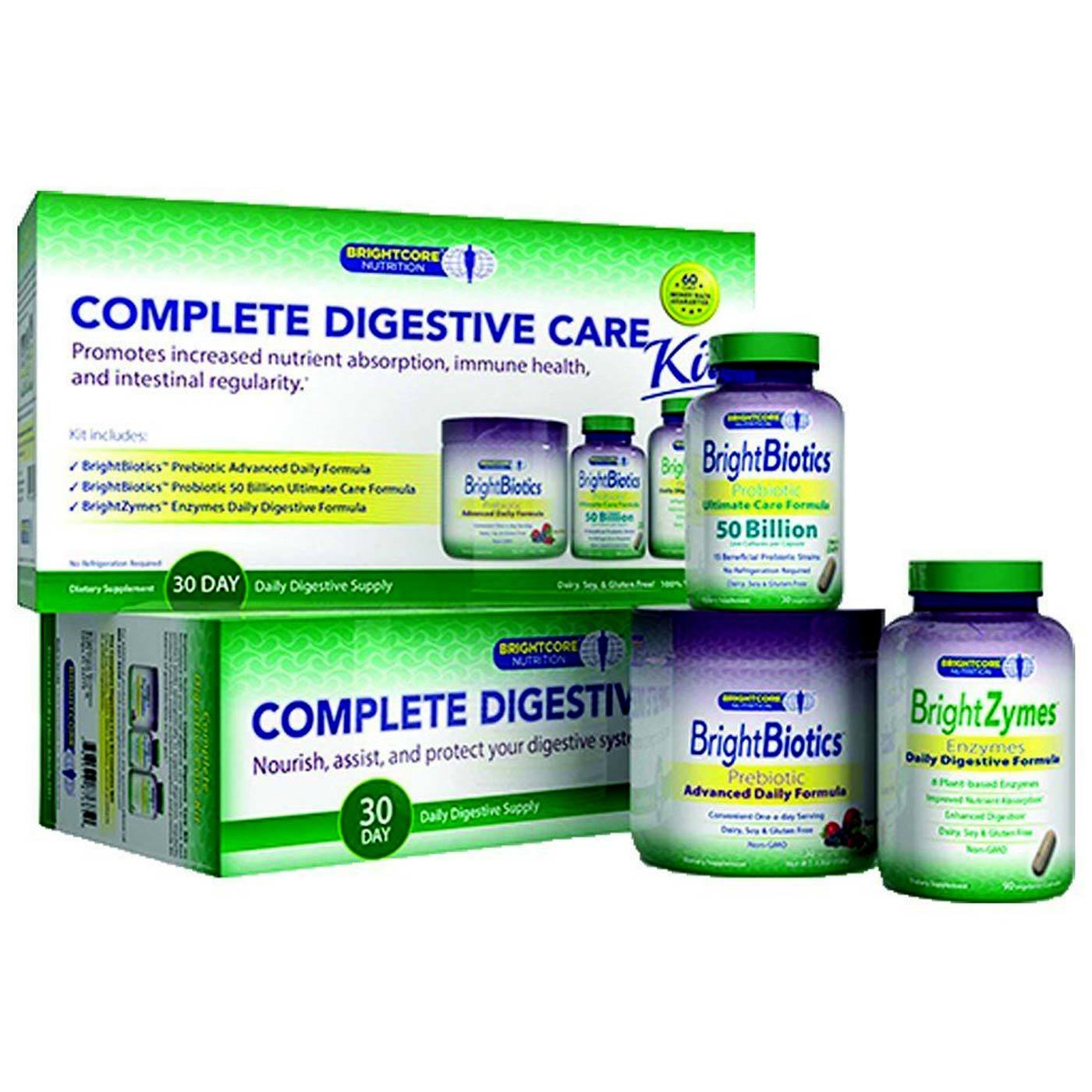 BrightCore Nutrition Complete Digestive Care Kit - 30 Day Supplement