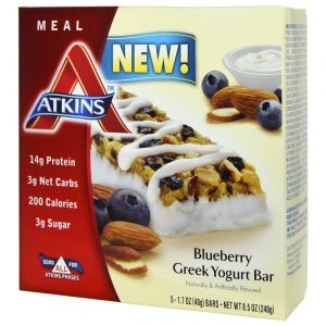 Comprar atkins advantage meal bar, blueberry greek yogurt - 5 pack preço no brasil substitutos de refeições suplemento importado loja 47 online promoção - 7 de fevereiro de 2023