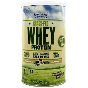 Comprar reserveage orgânicos grass-fed whey proteína, baunilha - 12. 7 oz preço no brasil whey protein suplemento importado loja 29 online promoção - 16 de agosto de 2022