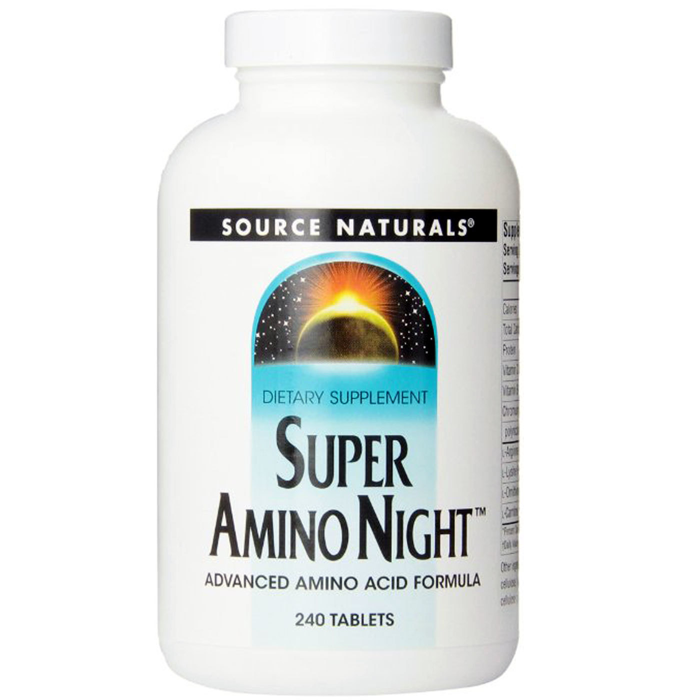 Source Naturals Super Amino Noite 240 Tabletes