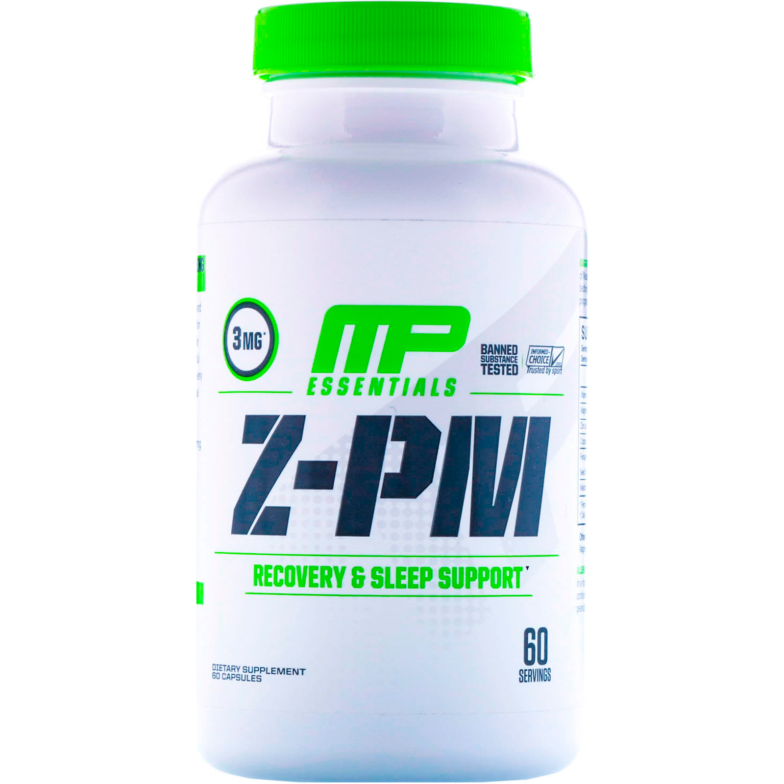 MusclePharm, Essentials, Z-PM, 60 Cápsulas