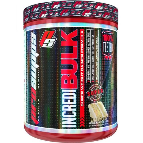 ProSupps IncrediBulk, Bolo de baunilha - 6 lbs