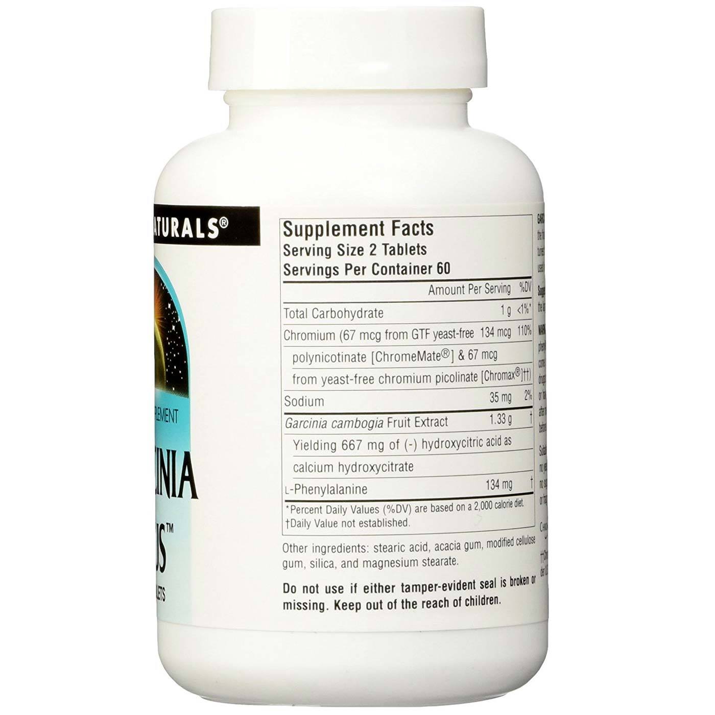 Source Naturals Além disso Garcinia 120 Tabletes - Imagem 2