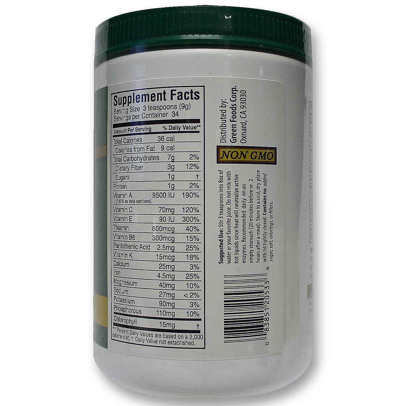 Green Foods Além disso Magma 11 oz - Imagem 2