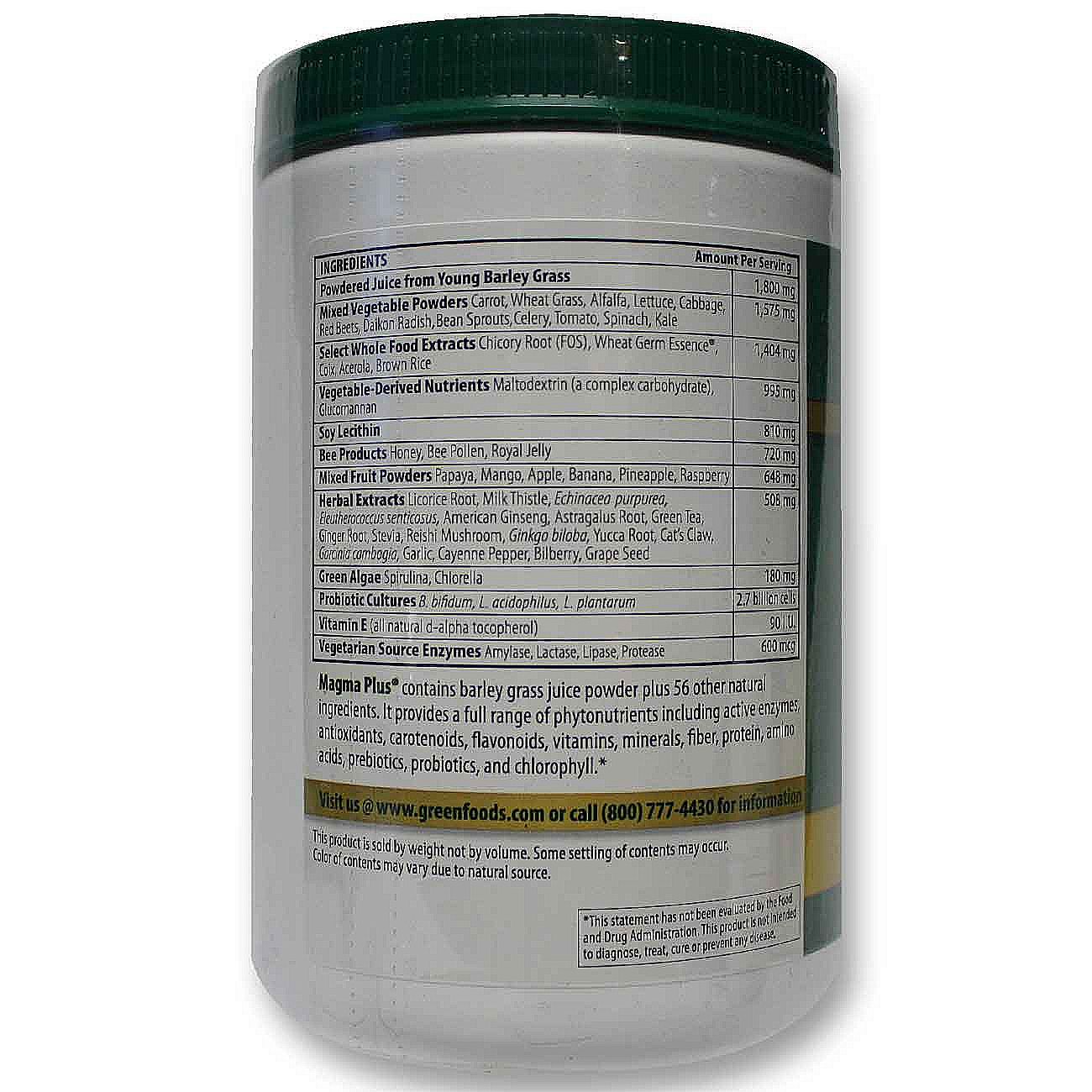 Green Foods Além disso Magma 11 oz - Imagem 3