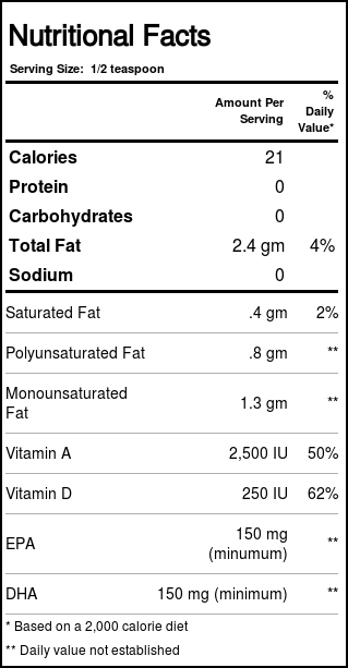 Kirkman Labs Cod Liver Oil, Sem sabor - 16 fl oz - Imagem 3