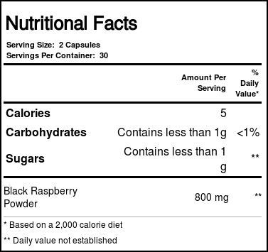 Genesis Today Preto Raspberry - 60 Cápsulas Vegetarianas - Imagem 2