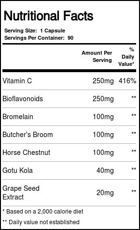 Vitanica VeinoBlend 90 Cápsulas Vegetarianas - Imagem 2