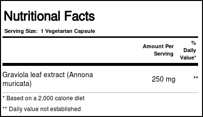 Paradise Ervas Brazilian Graviola Extract - 60 Cápsulas Vegetarianas - Imagem 3