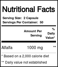 Solaray Alfafa 100 Cápsulas - Imagem 4