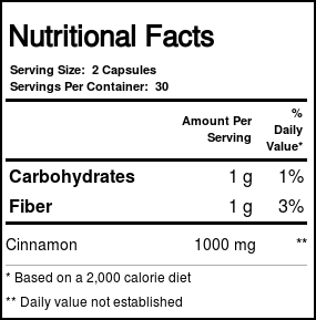Solaray Casca de canela 60 Cápsulas Vegetarianas - Imagem 4