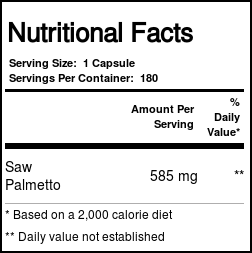 Saw Palmetto Nature's Way 180 Cápsulas - Imagem 4