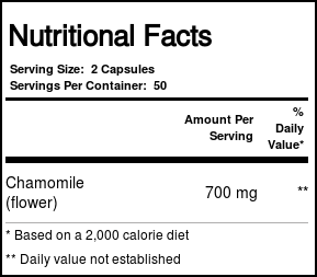 Nature's Way Camomila Flores 100 Cápsulas - Imagem 2