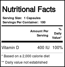 Nature's Way Dry Vitamina D Cápsulas 100 Cápsulas - Imagem 4