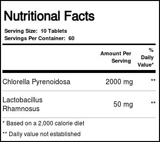 Nutricology Rei Chlorella Imune Detox 600 Tabletes - Imagem 4