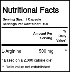 Nutricology L-Arginina 100 Cápsulas - Imagem 3