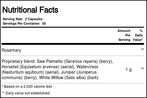 Solaray Mistura Cabelo SP-38 100 Cápsulas - Imagem 4