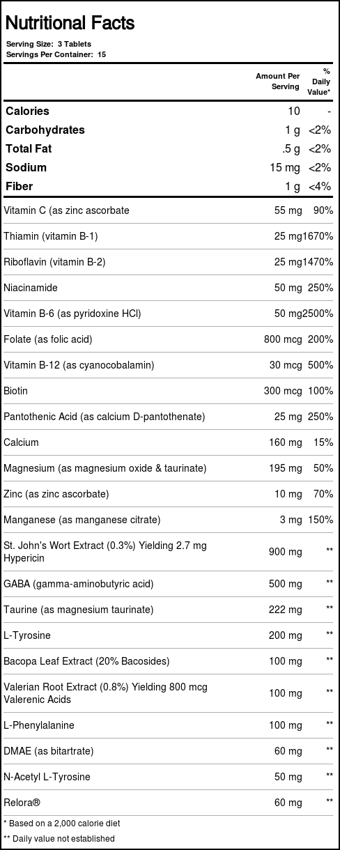 Source Naturals Mood Balance 45 Tabletes - Imagem 4
