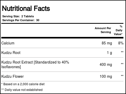 Planetary Formulas Full Spectrum Kudzu 60 Tabletes - Imagem 4