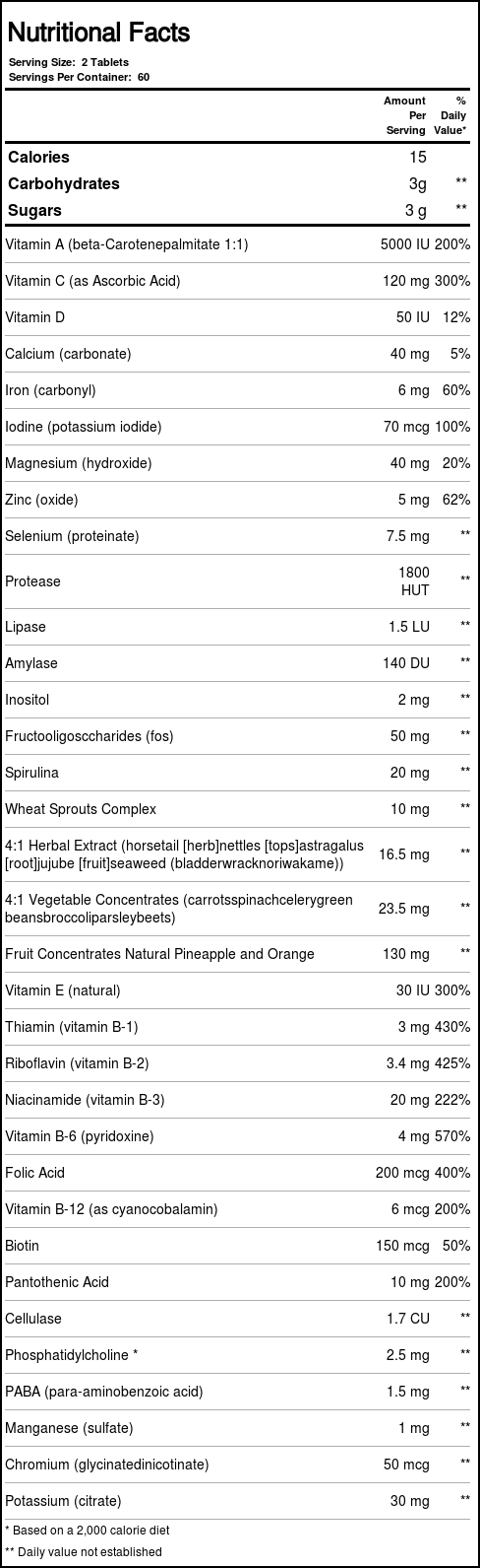 Rainbow Light Nutri-Estrelas Infantil Multichew Fruit Explosão 120 Tabletes - Imagem 3