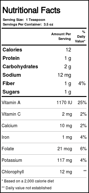 Pines International Orgânico Cevada Grass Pó 3,5 oz - Imagem 2