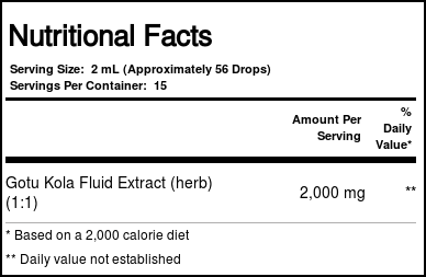 Nature's Answer Gotu Kola Erva AF Álcool 1 fl oz grátis - Imagem 3