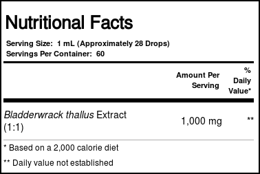 Nature's Answer Bladderwrack Thallus 1 fl oz - Imagem 2