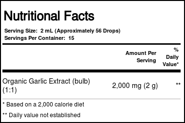 Nature's Answer Bulbo de alho 1 fl oz - Imagem 2