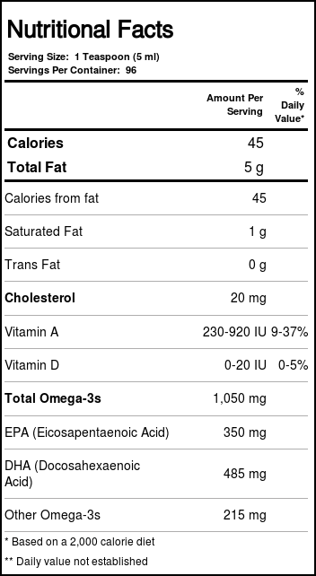Nordic Naturals Ártico fígado de bacalhau óleo de laranja 16 fl oz - Imagem 4