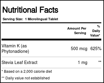 Superior Source Vitamina K1 - 500 mcg - 90 Tabletes - Imagem 3