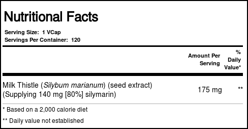 Thompson Cardo de Leite 175 mg 120 Cápsulas Vegetarianas - Imagem 4