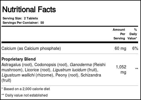 Zand Astragalus Formula 100 Tabletes - Imagem 4