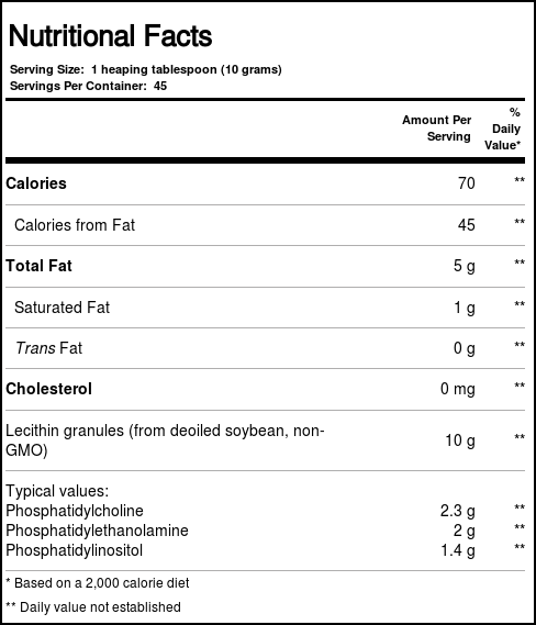 Life Extension Lecitina 16 onças - Imagem 4